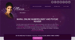 Desktop Screenshot of maria-fortune-teller.com