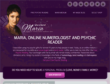 Tablet Screenshot of maria-fortune-teller.com